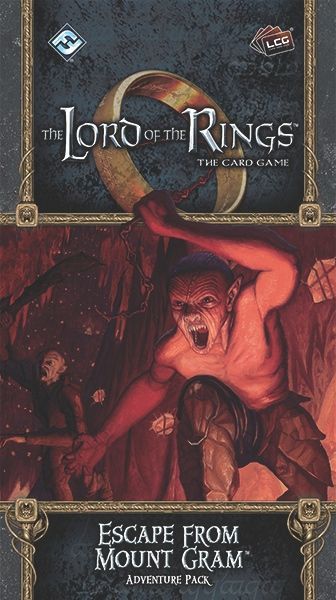 The Lord of the Rings: The Card Game – Escape from Mount Gram board game cover