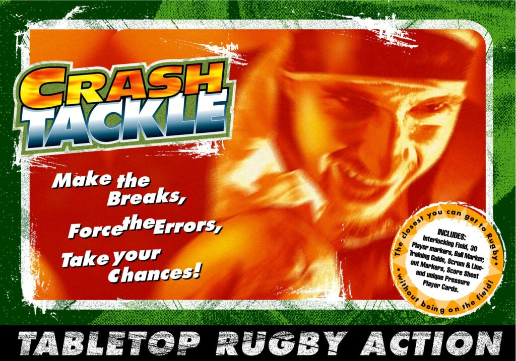 Crash Tackle Rugby Board Game board game cover