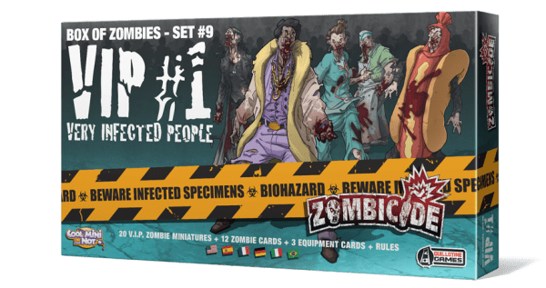 Zombicide: Box of Zombies – Set #9: VIP #1 Very Infected People board game cover