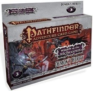 Pathfinder Adventure Card Game: Wrath of the Righteous Adventure Deck 3 – Demon’s Heresy board game cover