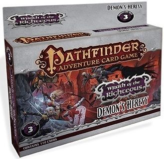 Pathfinder Adventure Card Game: Wrath of the Righteous Adventure Deck 3 – Demon’s Heresy board game cover