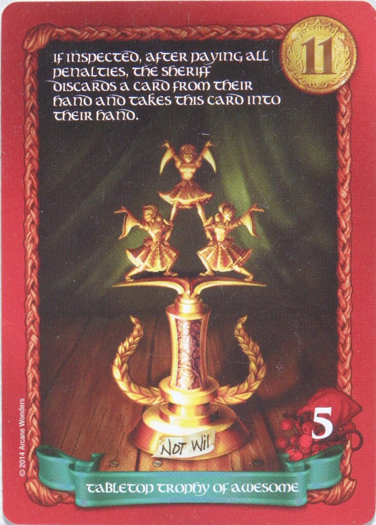 Sheriff of Nottingham: Tabletop Trophy of Awesome board game cover