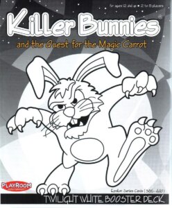 Killer Bunnies and the Quest for the Magic Carrot: Twilight WHITE Booster board game cover