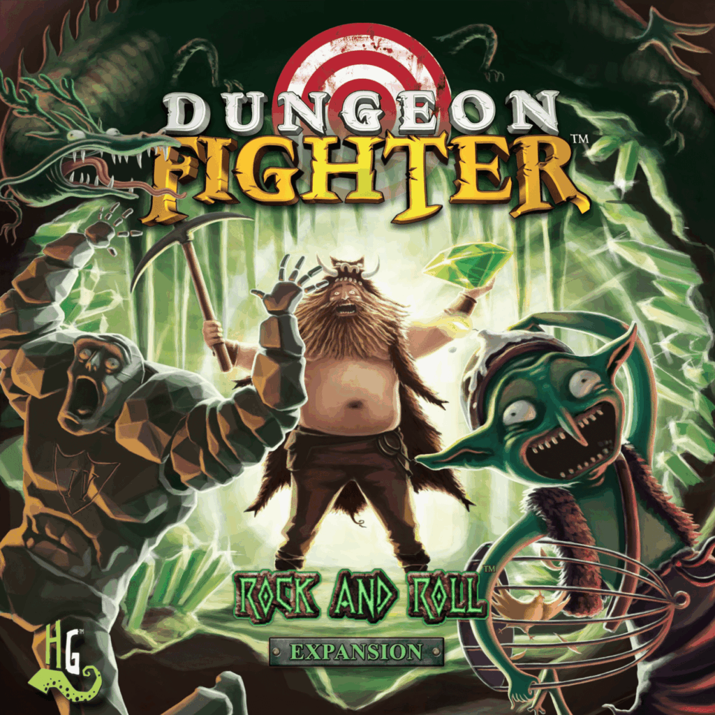 Dungeon Fighter: Rock and Roll board game cover