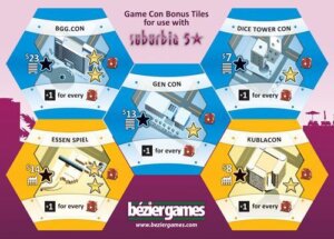 Suburbia: Con Tiles board game cover