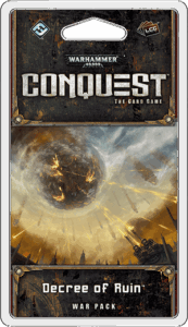 Warhammer 40,000: Conquest – Decree of Ruin board game cover