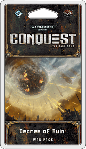 Warhammer 40,000: Conquest – Decree of Ruin board game cover