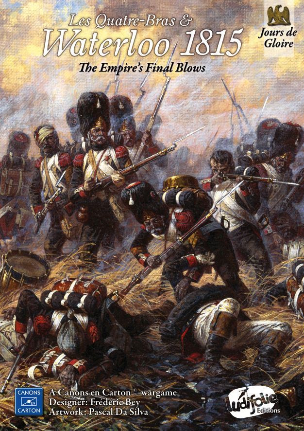 Les Quatre-Bras & Waterloo 1815: The Empire’s Final Blows board game cover