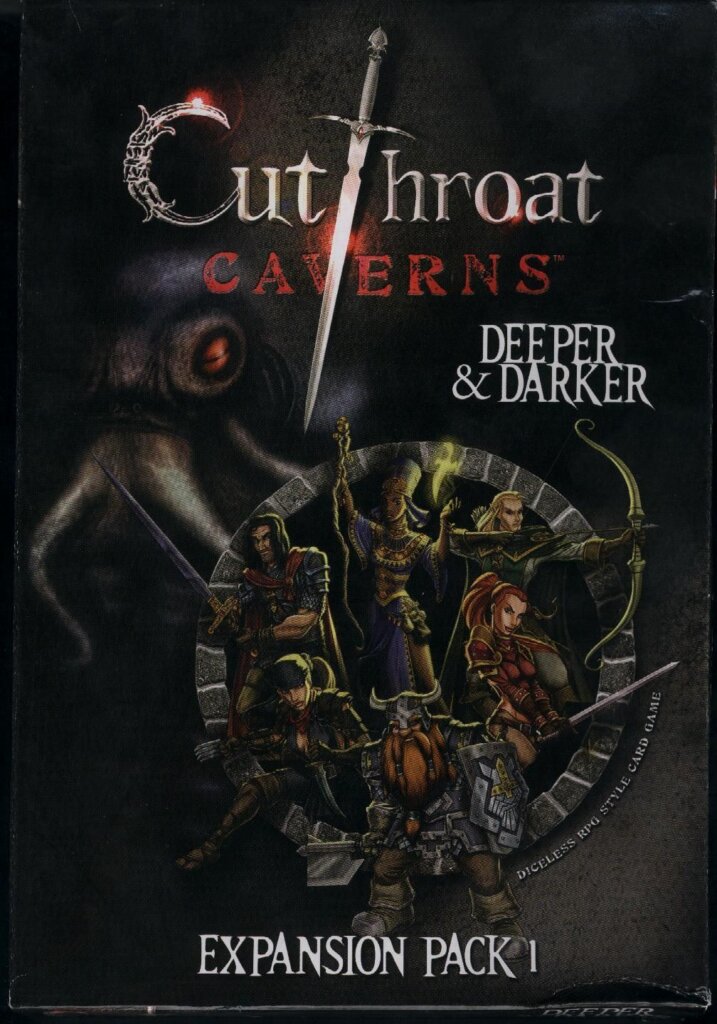 Cutthroat Caverns: Deeper & Darker board game cover