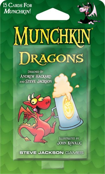 Munchkin Dragons board game cover