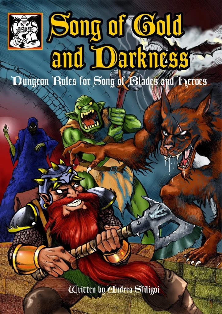 Song of Gold and Darkness board game cover