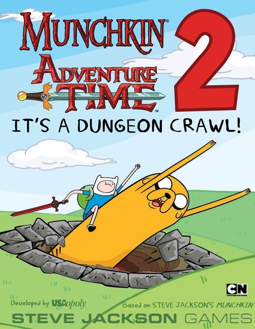 Munchkin Adventure Time 2: It’s a Dungeon Crawl! board game cover