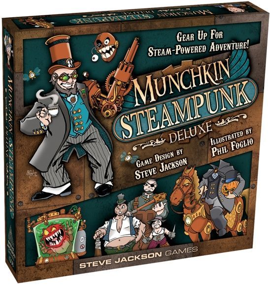 Munchkin Steampunk board game cover