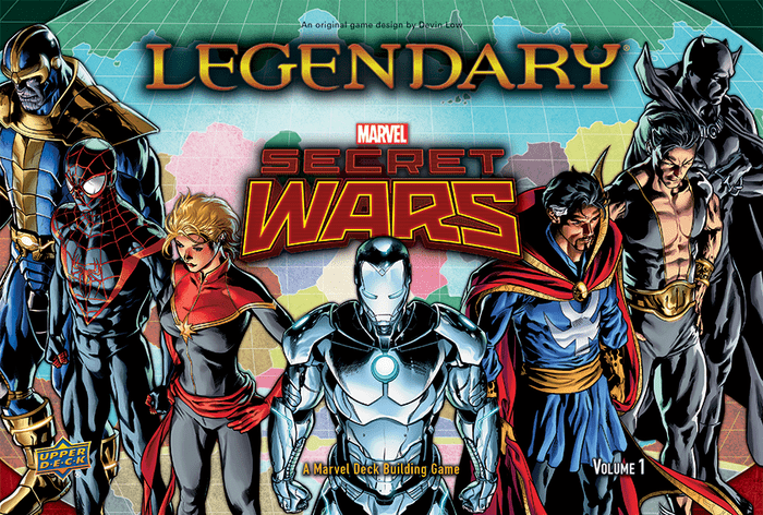 Legendary: A Marvel Deck Building Game – Secret Wars, Volume 1 board game cover