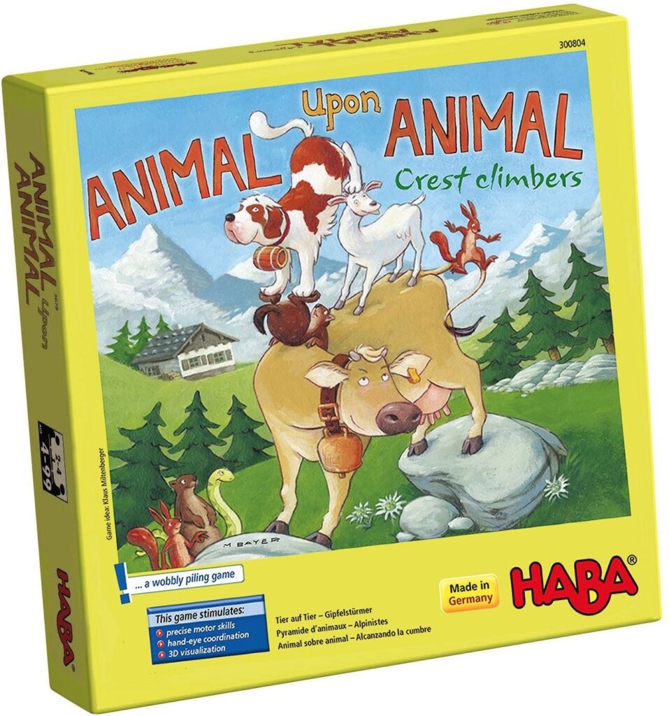 Animal Upon Animal: Crest Climbers board game cover