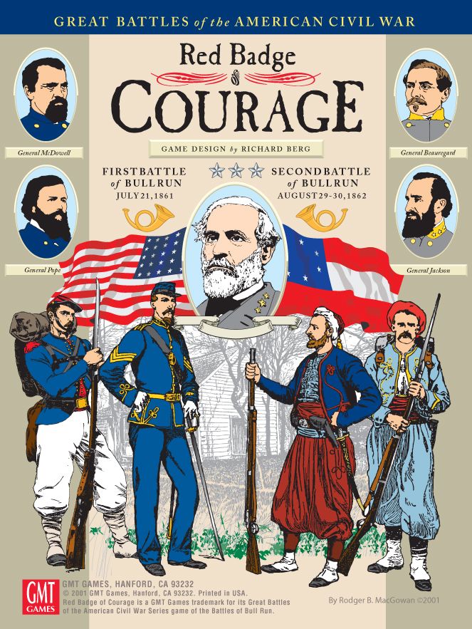 Red Badge of Courage board game cover