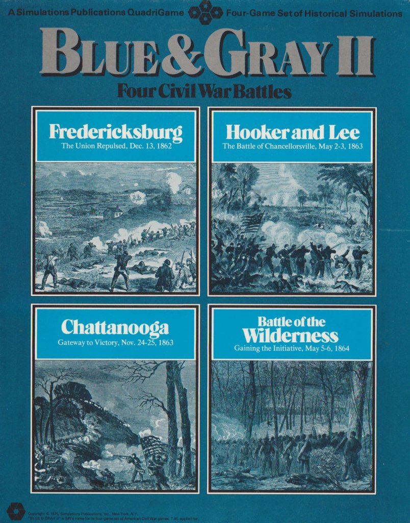 Blue & Gray II: Four Civil War Battles board game cover