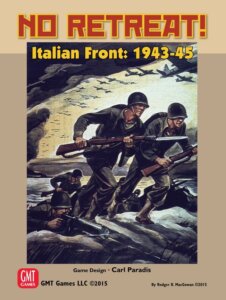 No Retreat! Italian Front: 1943-45 board game cover