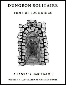 Dungeon Solitaire: Tomb of Four Kings board game cover