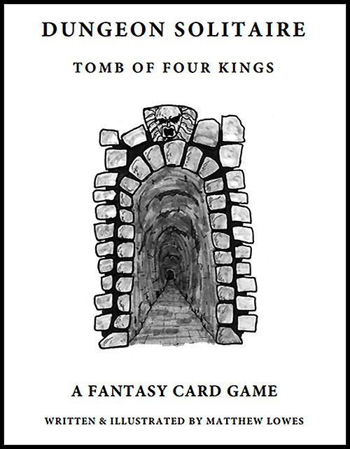 Dungeon Solitaire: Tomb of Four Kings board game cover