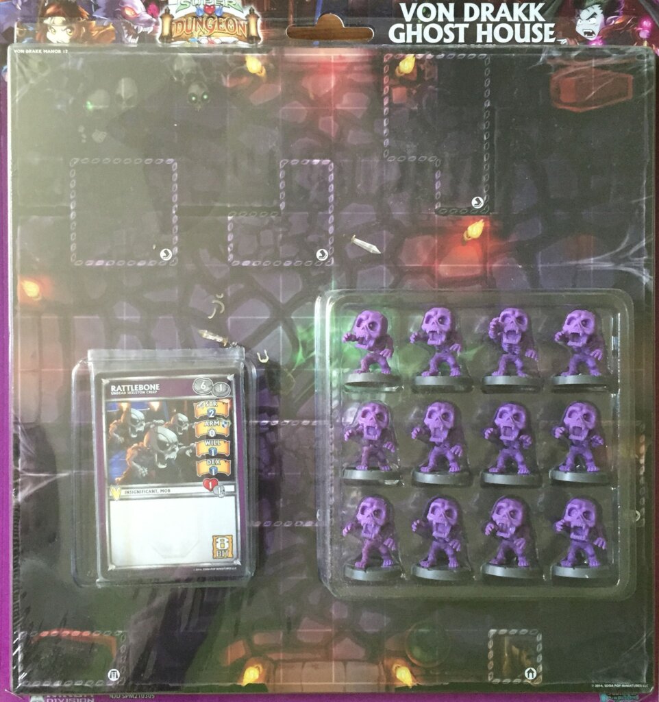 Super Dungeon Explore: Von Drakk Ghost House Tile Pack board game cover