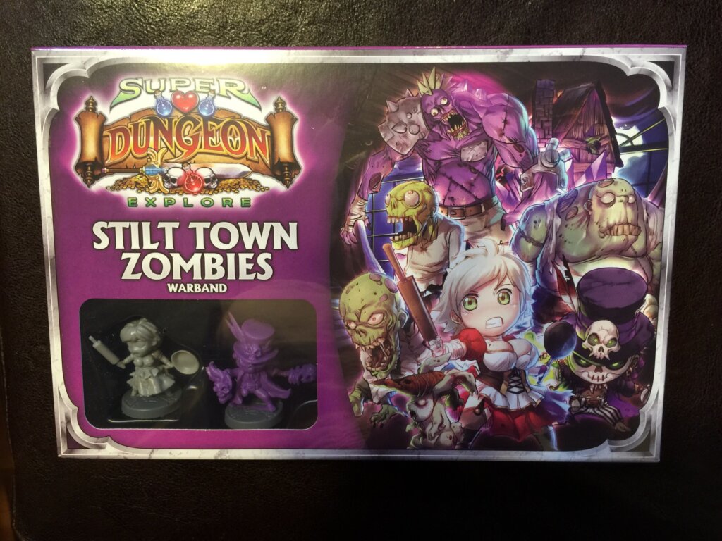 Super Dungeon Explore: Stilt Town Zombies Warband board game cover