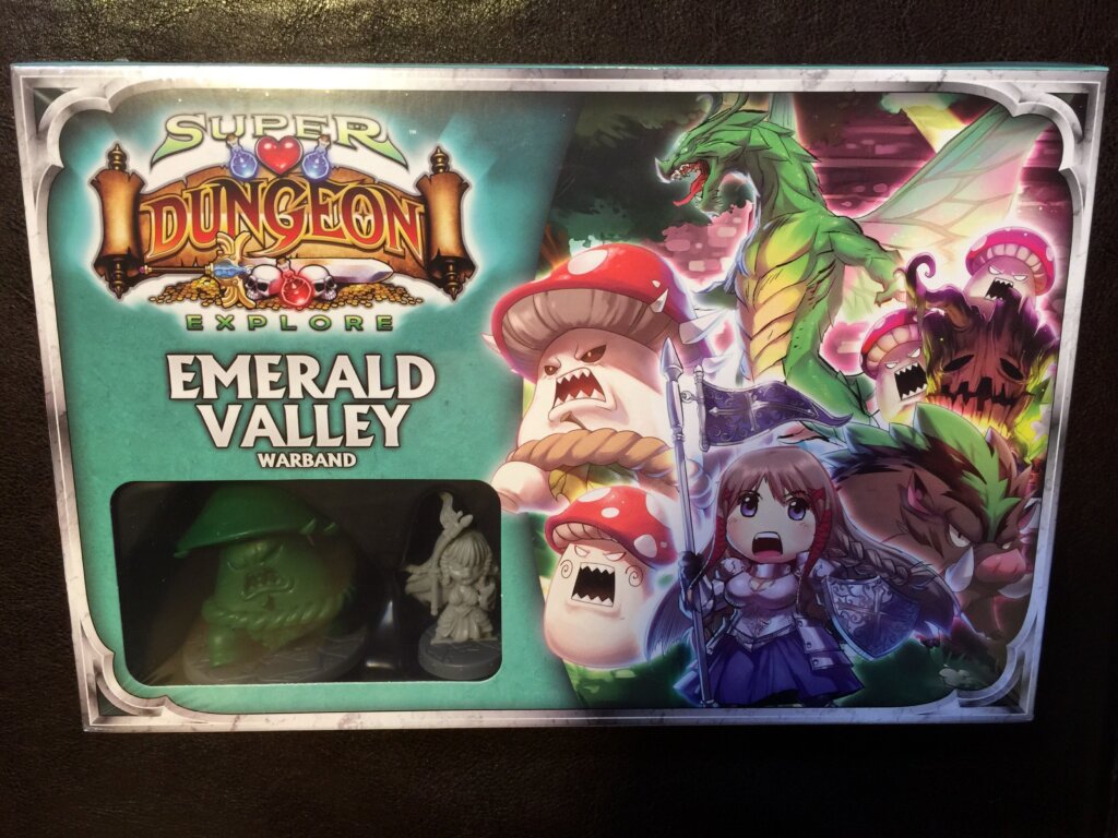 Super Dungeon Explore: Emerald Valley Warband board game cover