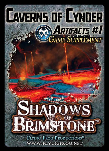Shadows of Brimstone: Caverns of Cynder – Artifacts #1 Game Supplement board game cover