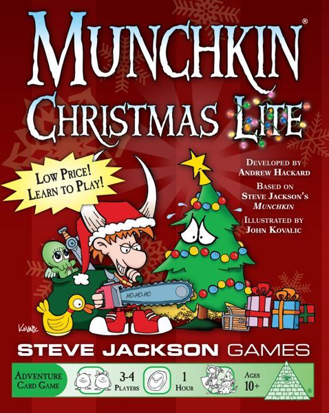 Munchkin: Christmas Lite board game cover