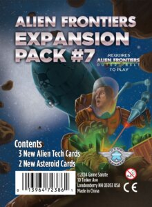 Alien Frontiers: Expansion Pack #7 board game cover