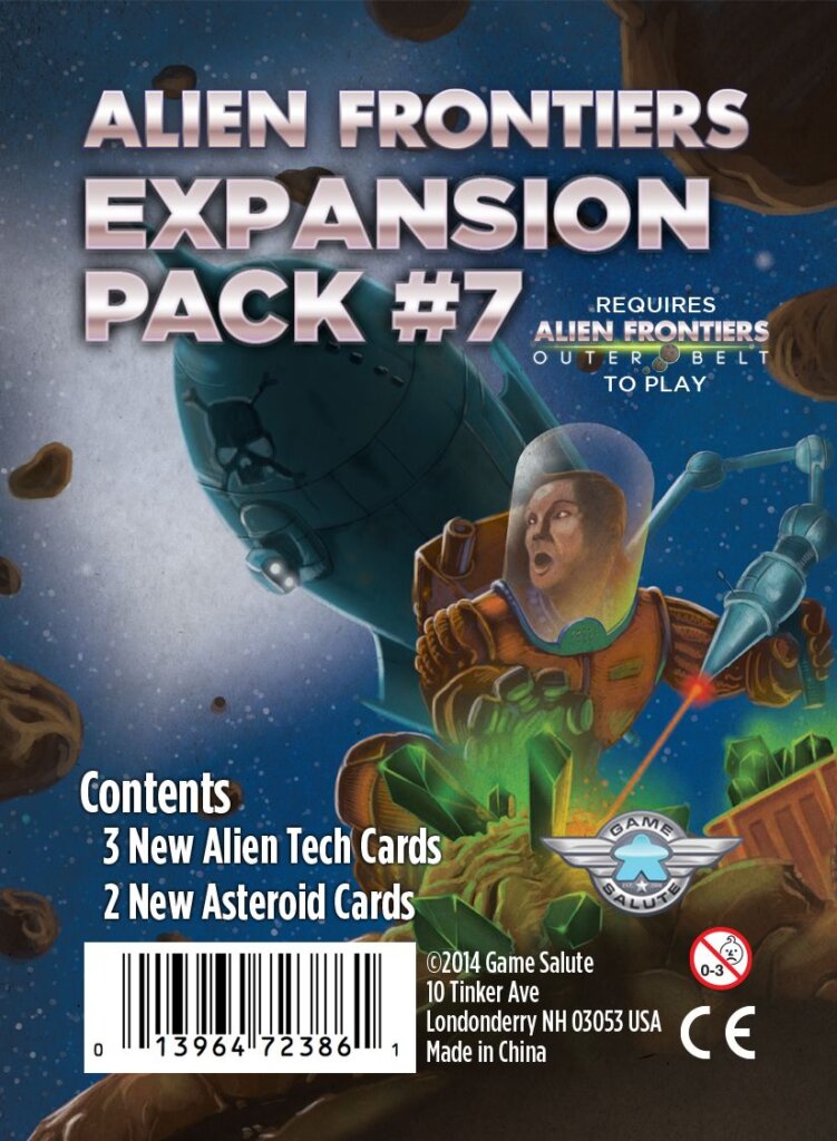 Alien Frontiers: Expansion Pack #7 board game cover
