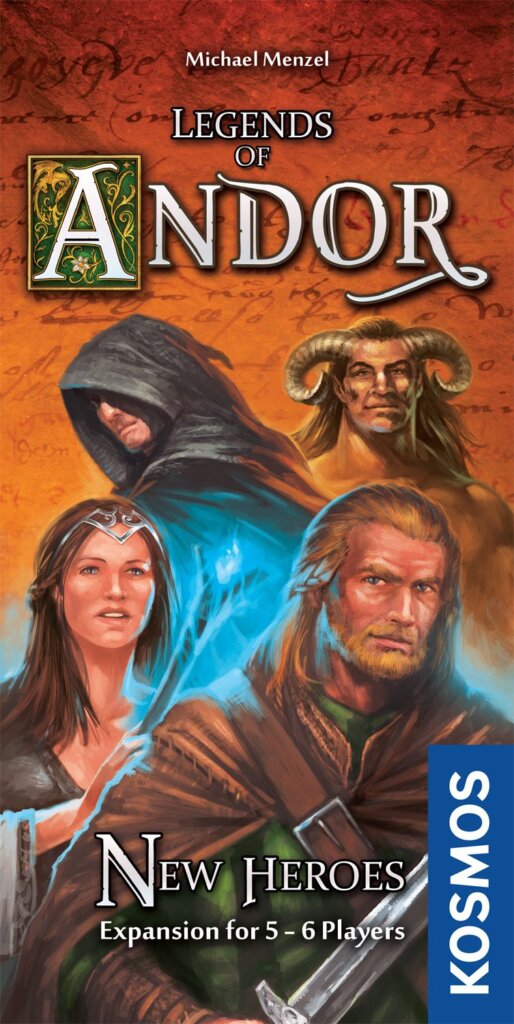 Legends of Andor: New Heroes board game cover