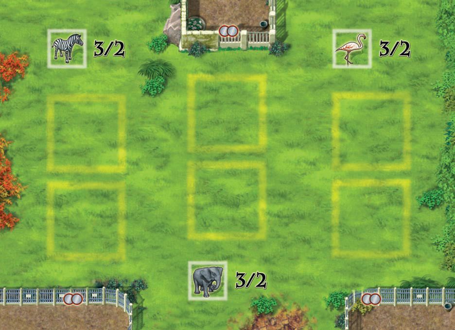 Zooloretto: Three Extra Enclosures board game cover