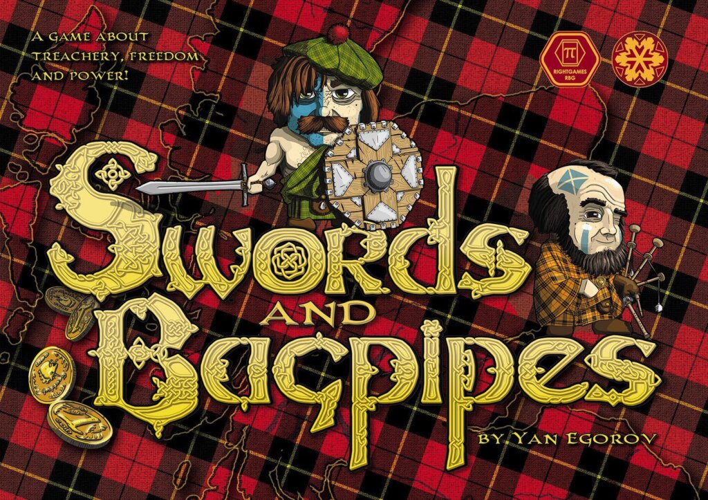 Swords and Bagpipes board game cover