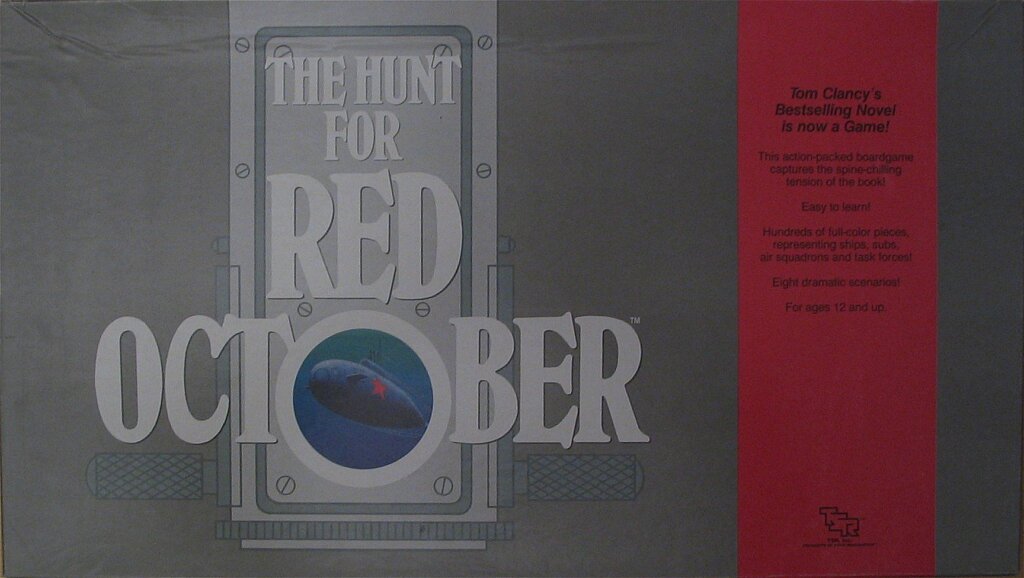 The Hunt for Red October board game cover