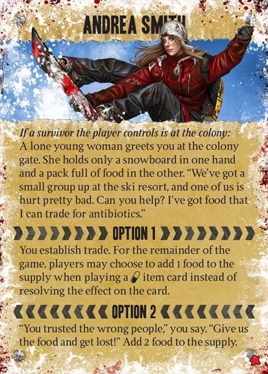 Dead of Winter: Andrea Smith board game cover