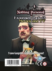 Nothing Personal Expansion Pack #3: Movies and TV board game cover
