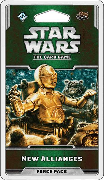 Star Wars: The Card Game – New Alliances board game cover
