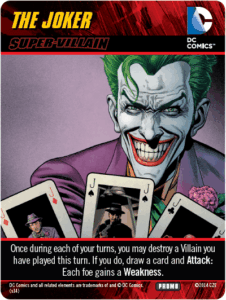 DC Deck-Building Game: Forever Evil – The Joker Super Villain board game cover