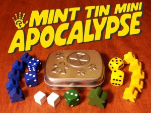 Mint Tin Mini Apocalypse board game cover