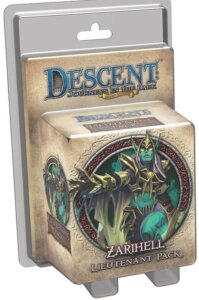 Descent: Journeys in the Dark (Second Edition) – Zarihell Lieutenant Pack board game cover