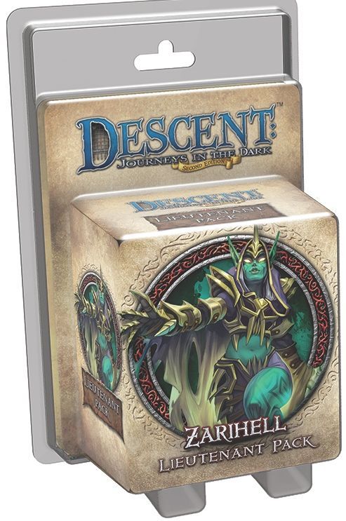 Descent: Journeys in the Dark (Second Edition) – Zarihell Lieutenant Pack board game cover