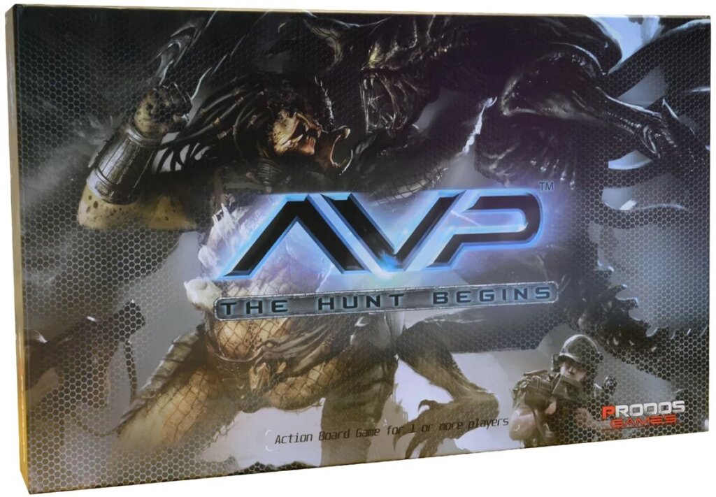 Alien vs Predator: The Hunt Begins board game cover