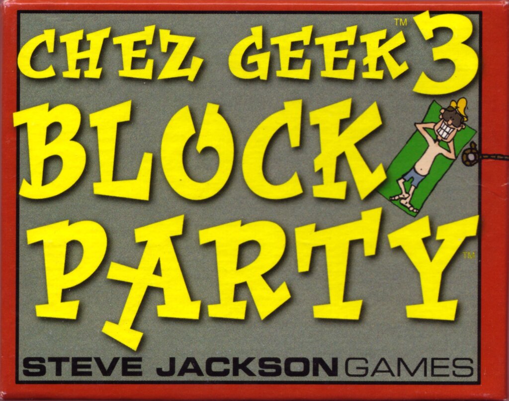 Chez Geek 3: Block Party board game cover