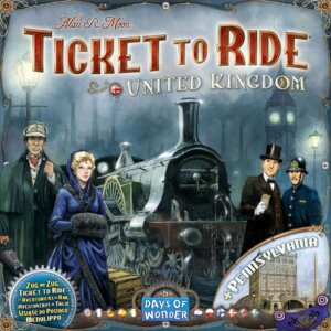 Ticket to Ride Map Collection 5: United Kingdom & Pennsylvania board game cover