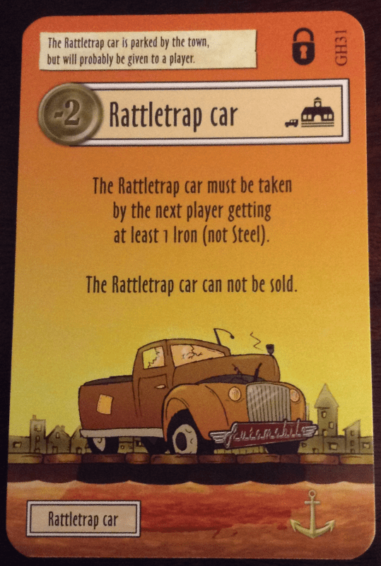 Le Havre: Le Grand Hameau – Rattletrap car board game cover