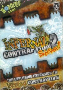 Infernal Contraption 2: Sabotage! board game cover