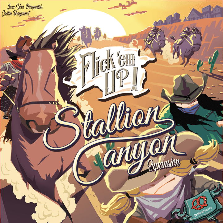 Flick ’em Up!: Stallion Canyon board game cover