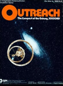 Outreach: The Conquest of the Galaxy, 3000AD board game cover
