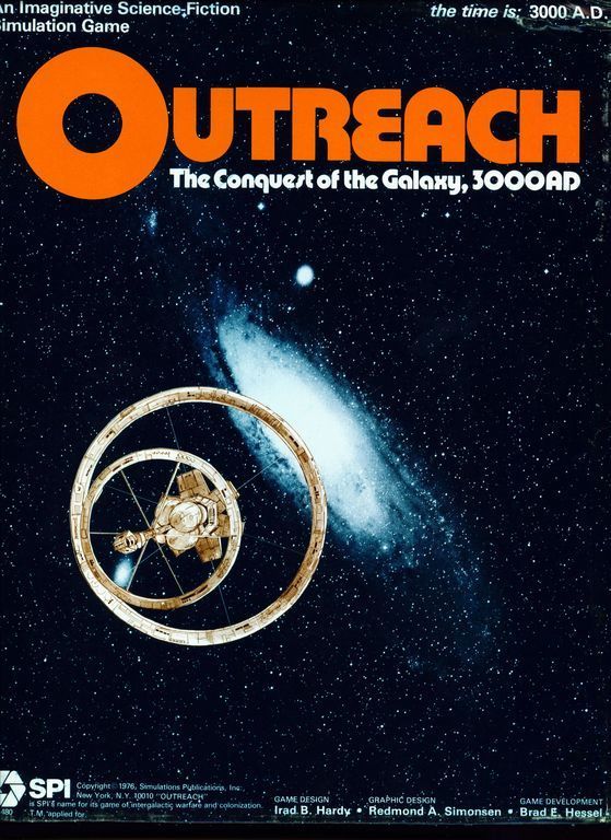 Outreach: The Conquest of the Galaxy, 3000AD board game cover